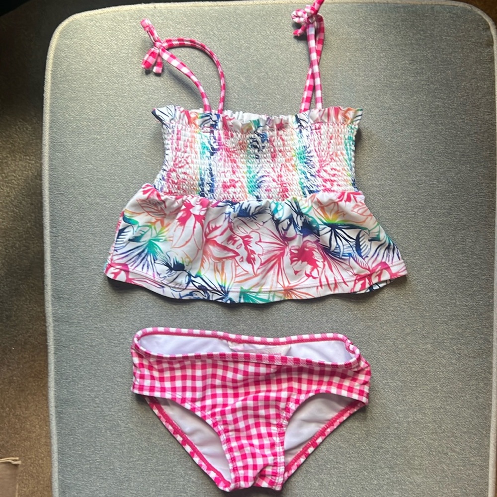 12M Tommy Bahama Rainbow Gingham Tankini